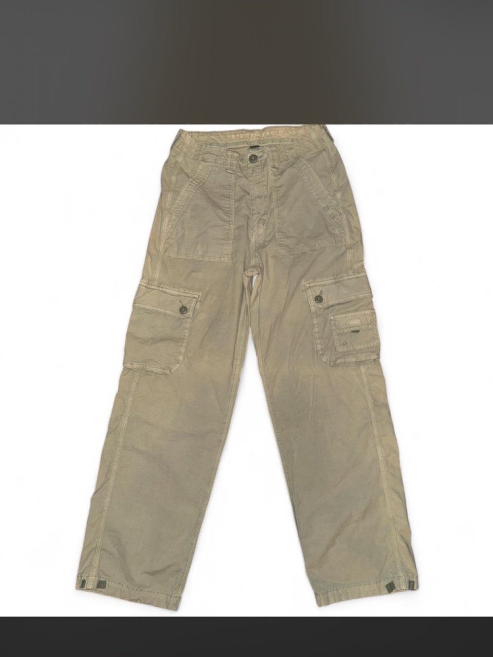 American Eagle Khaki Cargo Pants Womens